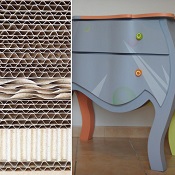 meuble en carton enfant décoration